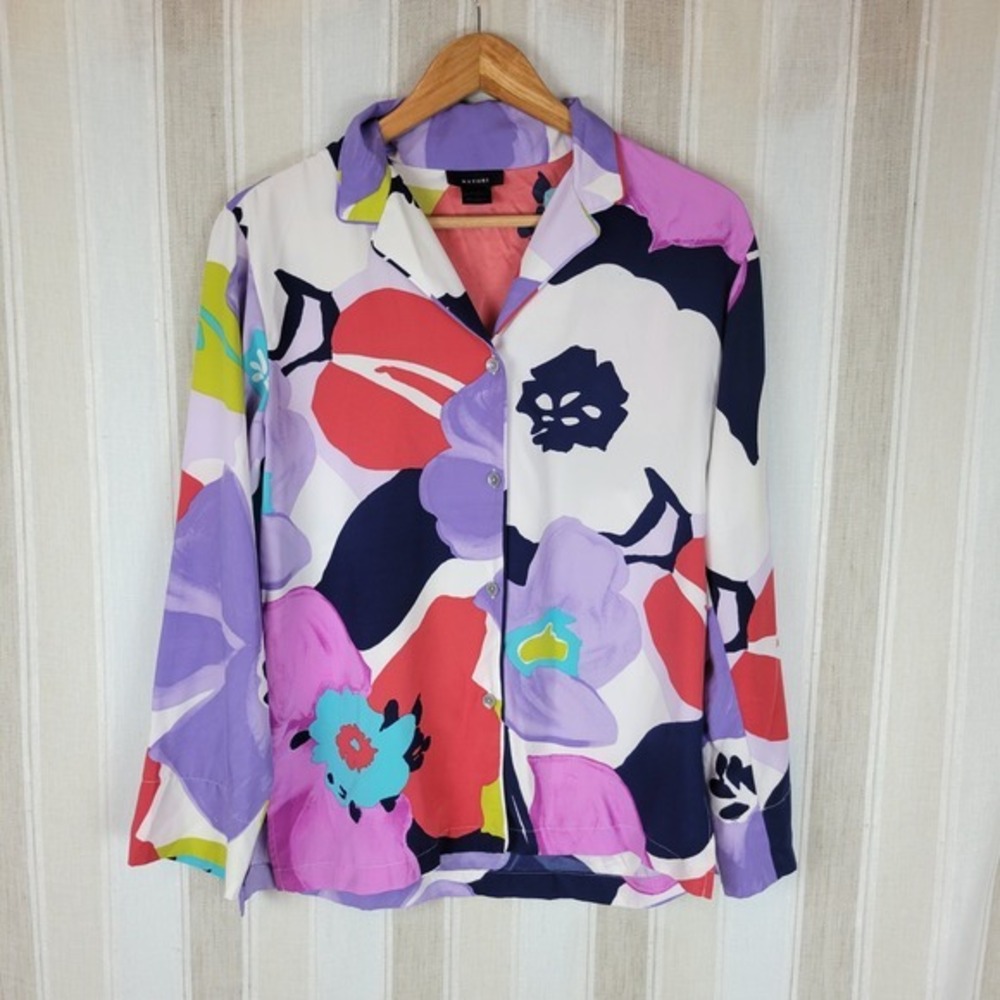 Natori Bonita Pjs Pajamas Set Multicolor Floral Size Small - Picture 3 of 9